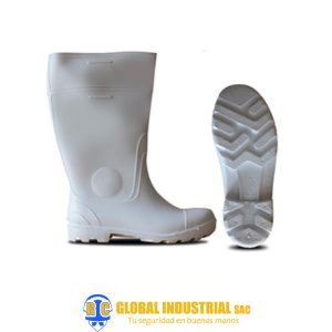 Bota PVC sin Punta de Acero Química Blanca - SEGUSA