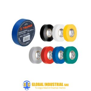 Cinta Aislante Colores Varios 19mm x 18m - TRUPER