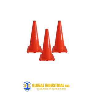 Conos de Seguridad de PVC - TAMAÑOS 14" (35 cm), 18" (45 cm), 28" (71 cm)