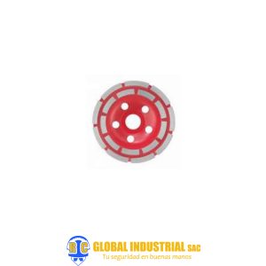 Copa Diamantada Doble Segmento 4.5" Rojo Kamasa KM514