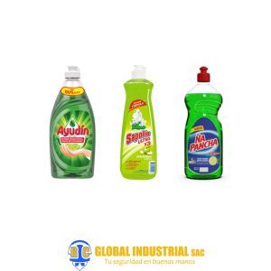 Lavavajilla Líquido Botella x 900, 1250 ml - MARCA AYUDÍN, SAPOLIO & ÑA PANCHA