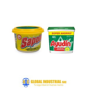 Lavavajilla en pasta x 850g / 1 kg - MARCA SAPOLIO & AYUDÍN