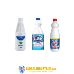 Lejía al 5% Presentación x 1 litro - MARCA DARYZA, CLOROX & SAPOLIO