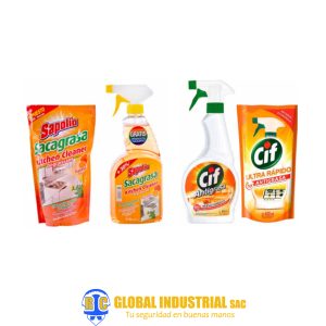 Limpiador Líquido Saca grasa x 450, 500mlMARCA SAPOLIO & CIF