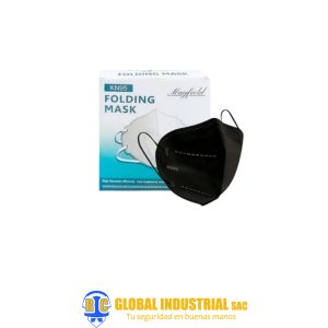 Mascarilla KN95 Color Negro Caja x 10 und - MARCA MAYFIELD