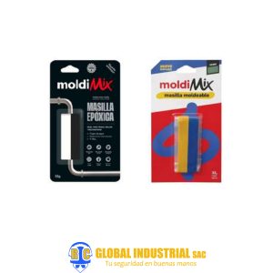 Masilla Moldeable 32gr Color Verde y Gris - SOLDIMIX