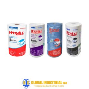 Paños de Limpieza Industrial WYPALL X60. X70 Plus, X75, X80 Plus - MARCA KYMBERLY CLARK