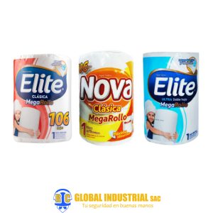 Papel Toalla Mega Rollo Pack x 1 UND - MARCA ELITE NOVA