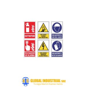Señales de Seguridad con Base Celtex de 20x30 cm